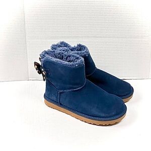 UGG‎ Mini Bailey Bow Retro Spots Sz 8